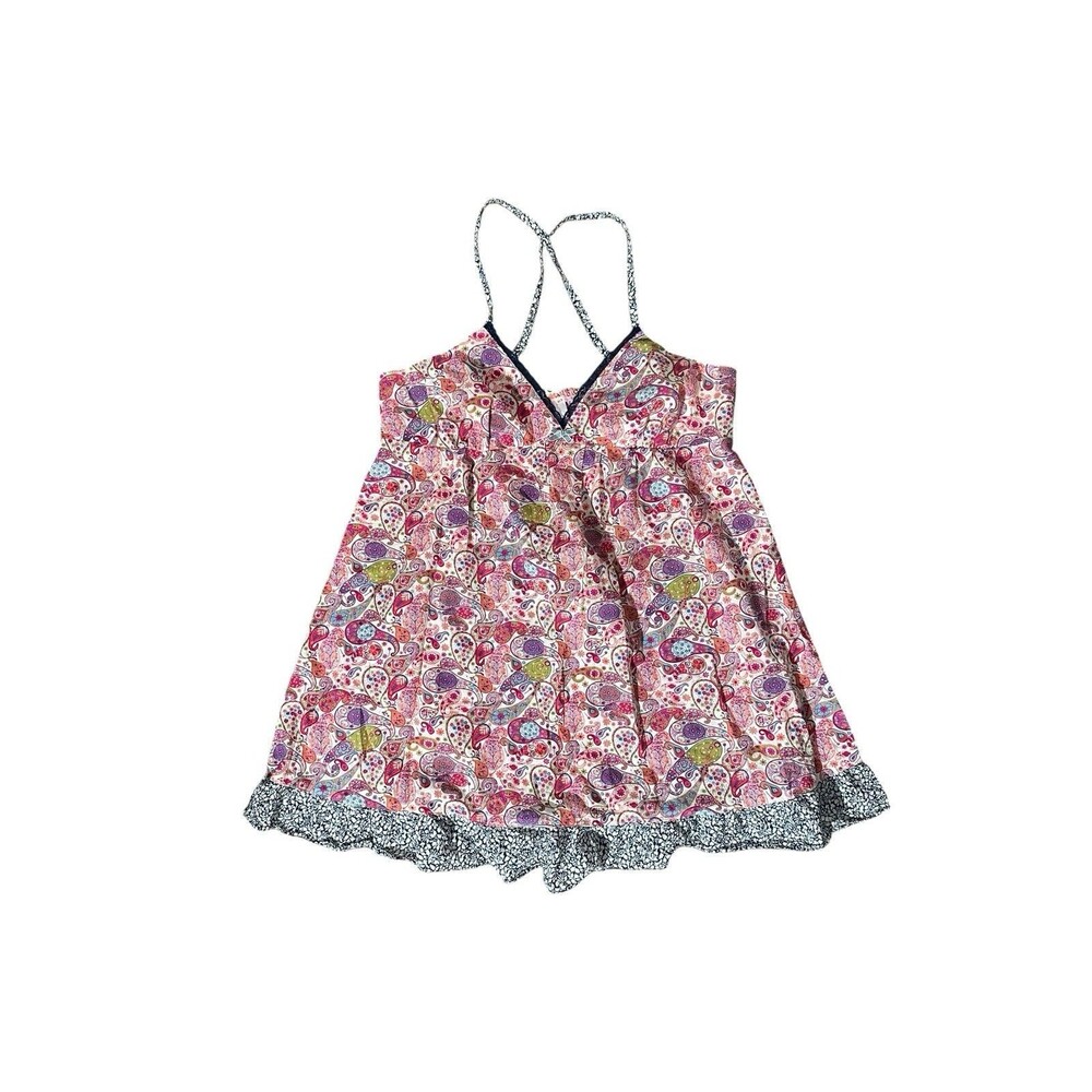 Liberty of London for Target Spaghetti Strap Paisley Cami Top / Dress Size M